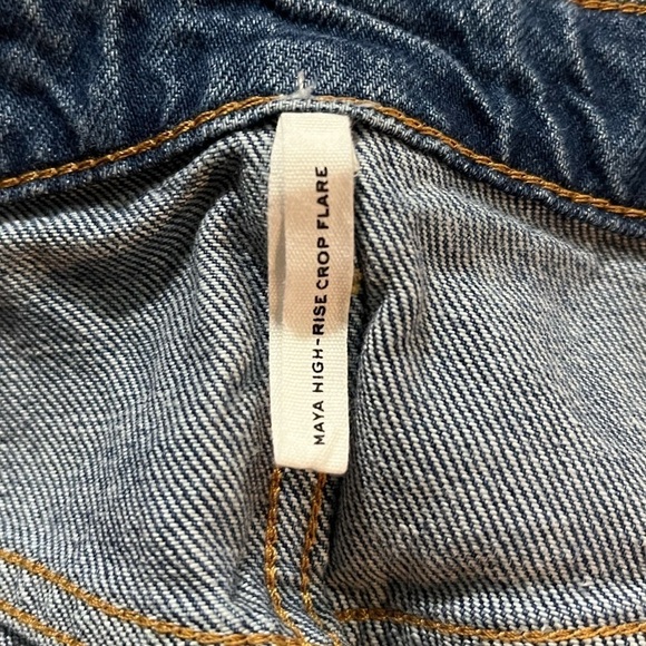 NWT Rag & Bone Maya High Rise Cropped Flare Rye Harbor - Picture 15 of 15